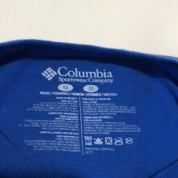 Columbia Short Sleeve Shirt Men’s Size M - Picture 6 of 9